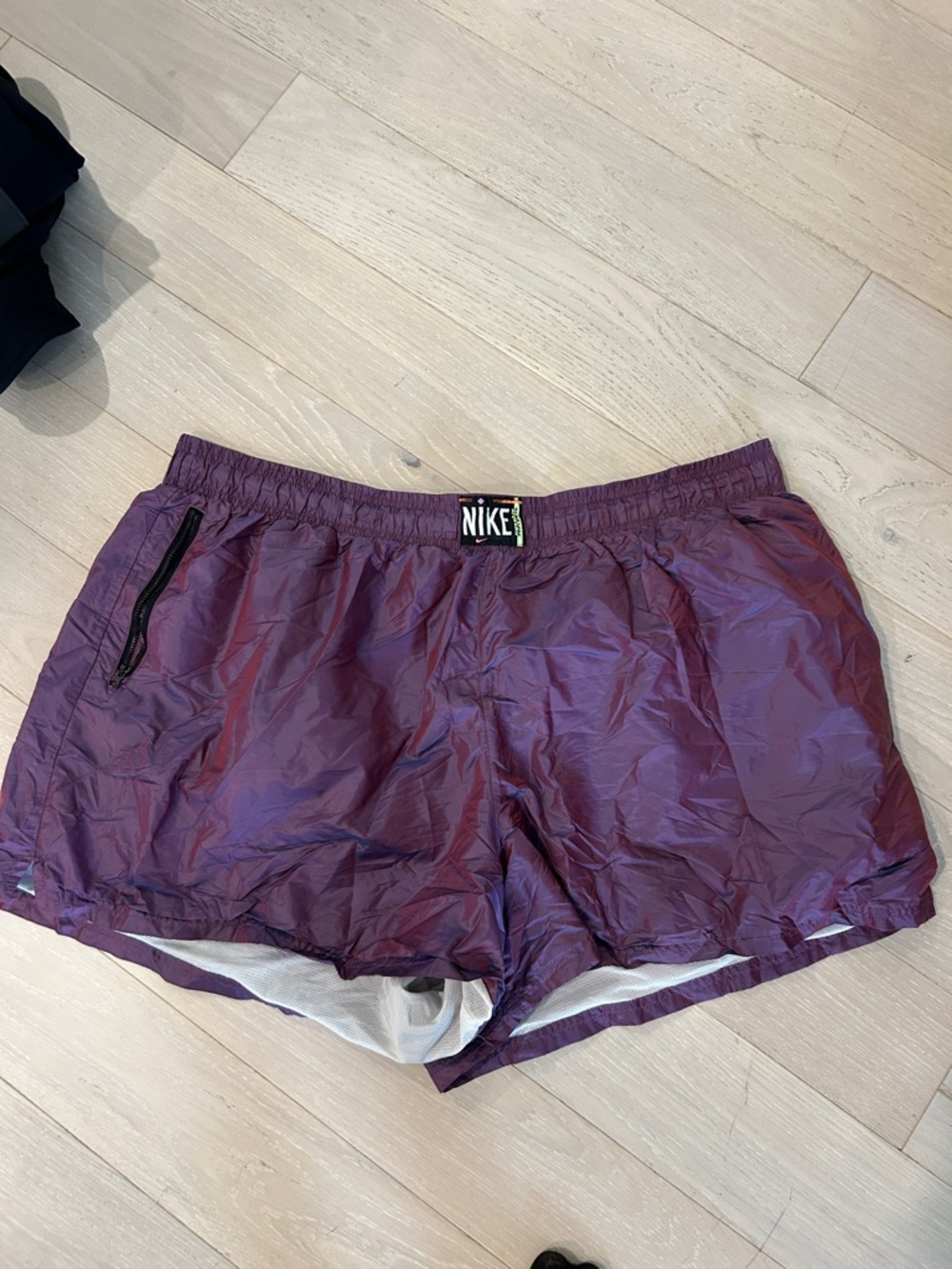 Nike Vintage Just Do It Running Shorts Men’s 3X Burgundy